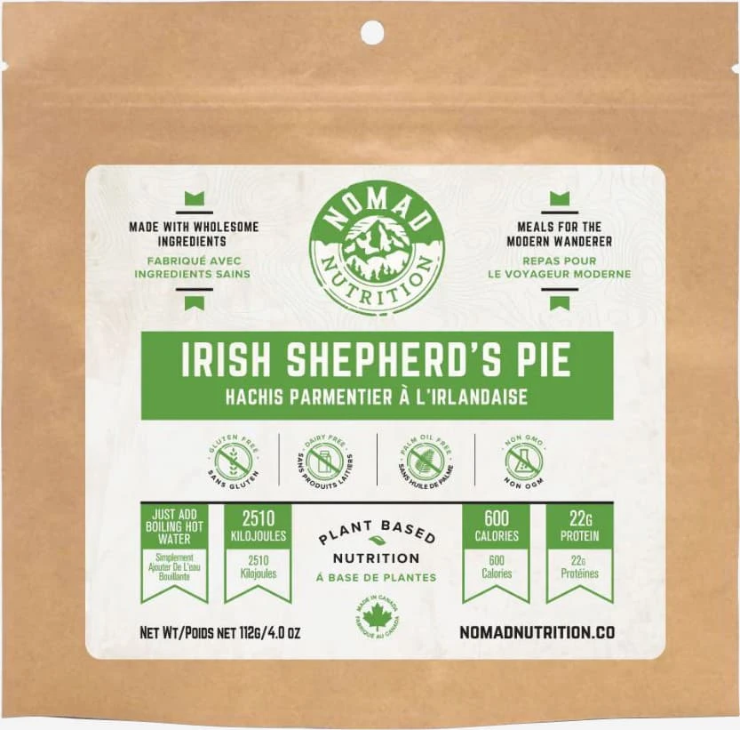 Nomad Nutrition Irish Shepherd's Pie 112g 1 Nomad Nutrition Irish Shepherd's Pie 112g