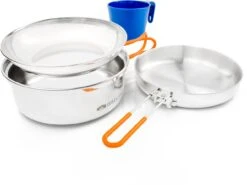 GSI Glacier Stainless 1 Person Mess Kit