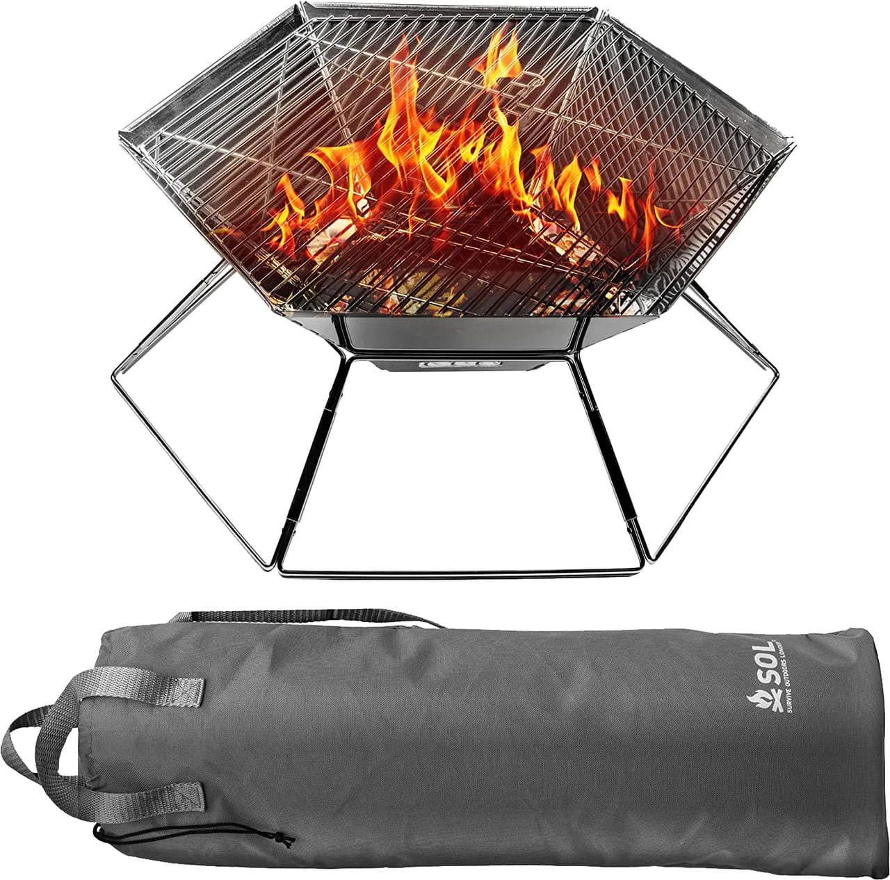 Survive Outdoors Longer Flat Pack Fire Pit 1 Survive Outdoors Longer Flat Pack Fire Pit