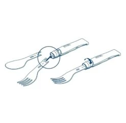 Opinel Picnic+ Fork/Spoon/Napkin -Outdoor Camping Shop image 2786