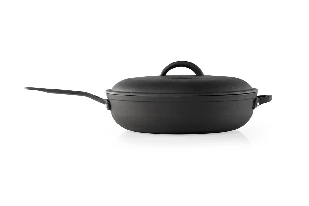 GSI Guidecast 12" Deep Frypan And Lid 2 GSI Guidecast 12" Deep Frypan And Lid - Image 2