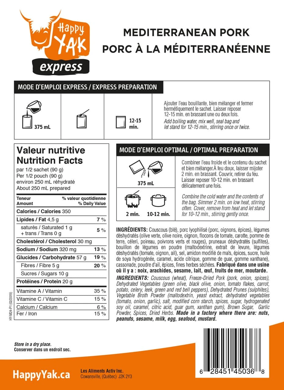 Happy Yak Mediterranean Pork 3 Happy Yak Mediterranean Pork - Image 3