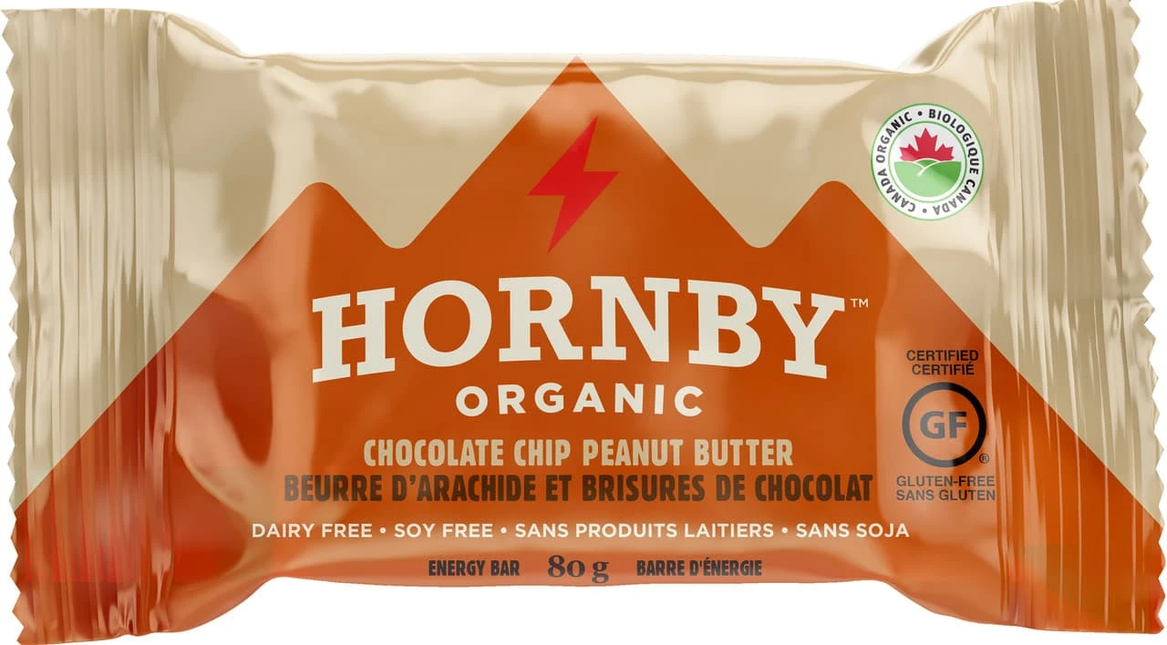 Hornby Organic Chocolate Chip Peanut Butter Bar 1 Hornby Organic Chocolate Chip Peanut Butter Bar