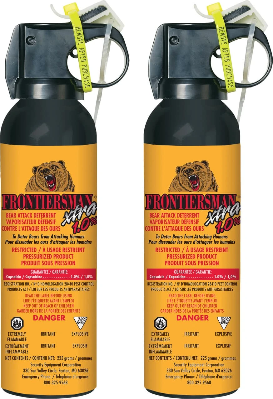 Frontiersman Bear Spray 1% 225g Combo - 2 Pack 1 Frontiersman Bear Spray 1% 225g Combo - 2 Pack