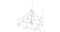 Esker Classic Winter Tent 10ft. X 10ft. -Outdoor Camping Shop image 549